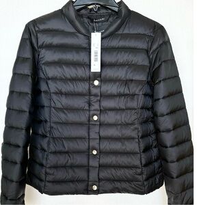 Tahari Women's Classic Black Puffer Coat